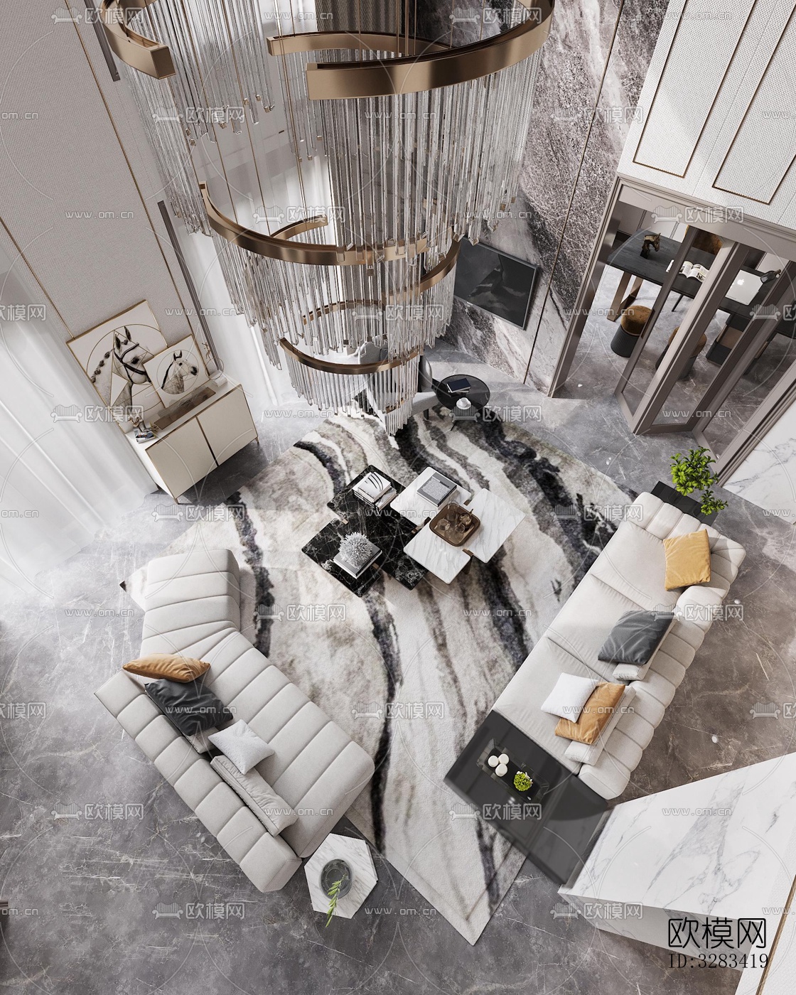 现代别墅效果图下载（渲染图10）