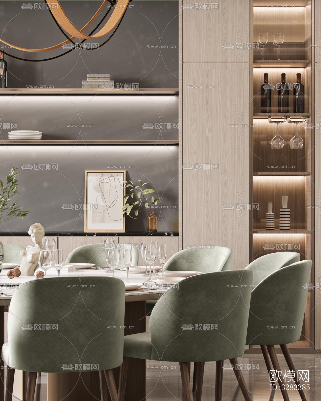 现代别墅效果图下载（渲染图10）