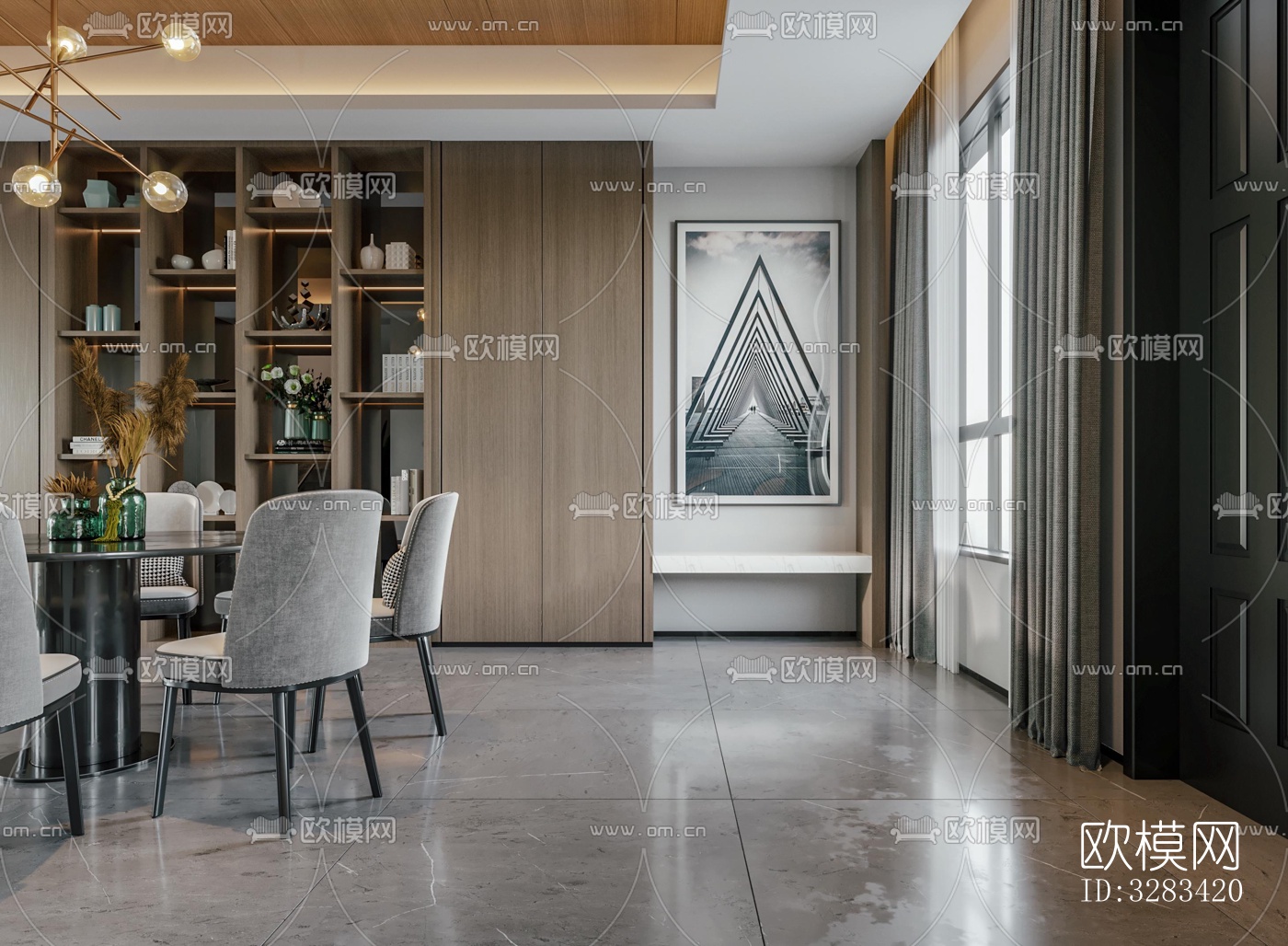 现代别墅效果图下载（渲染图2）