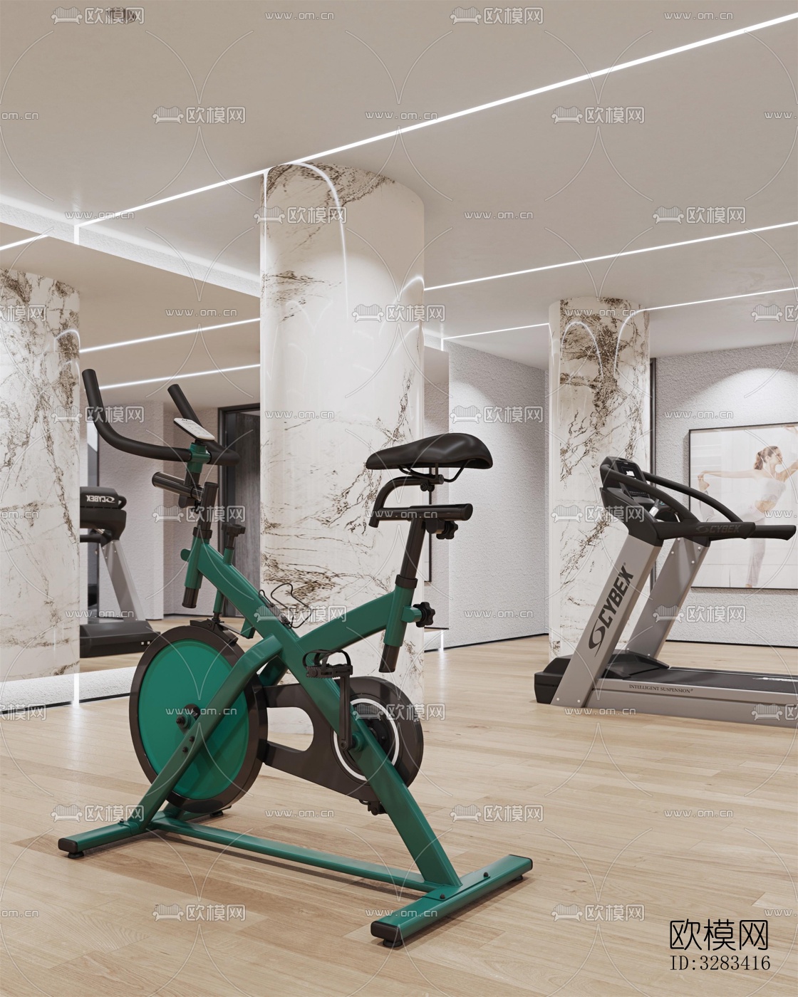 现代别墅效果图下载（渲染图6）