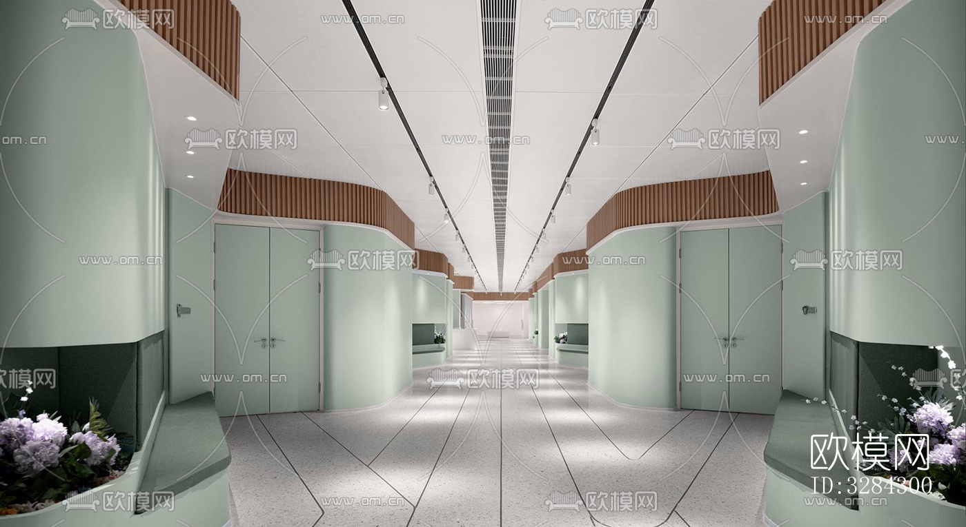 现代幼儿园效果图下载（渲染图3）