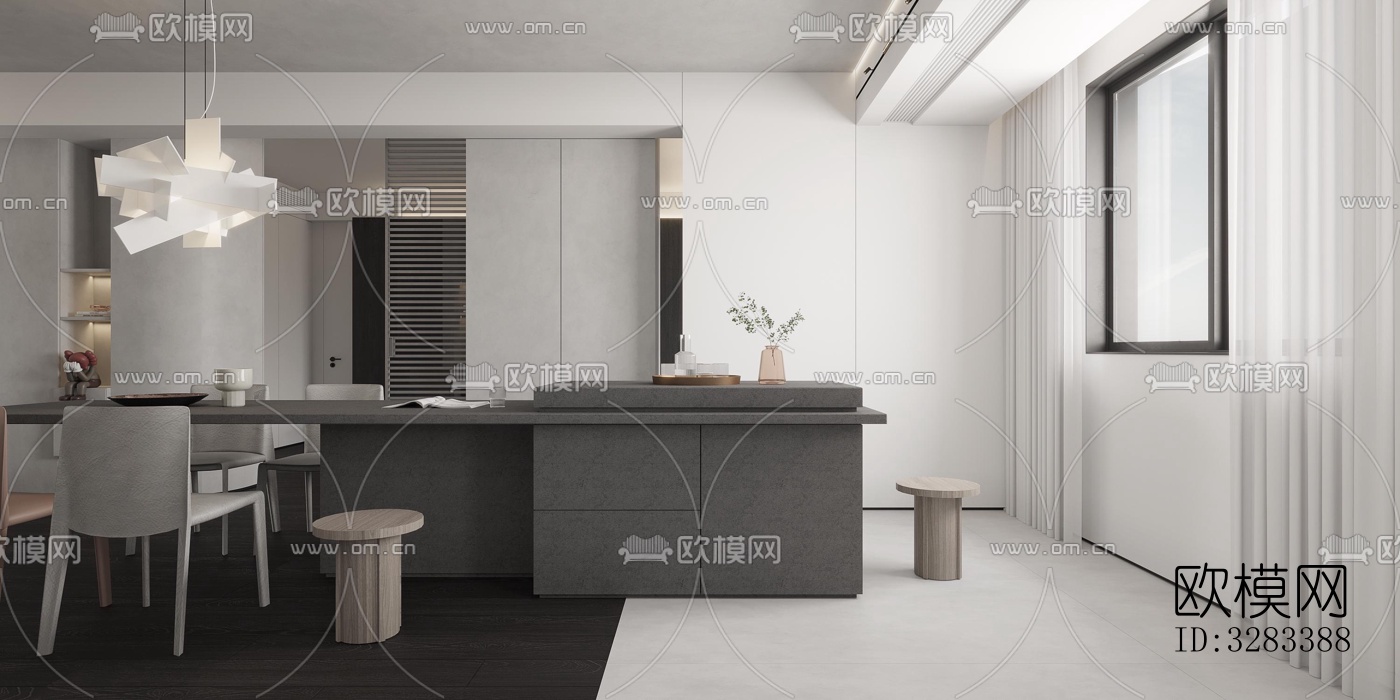 现代别墅效果图下载（渲染图1）