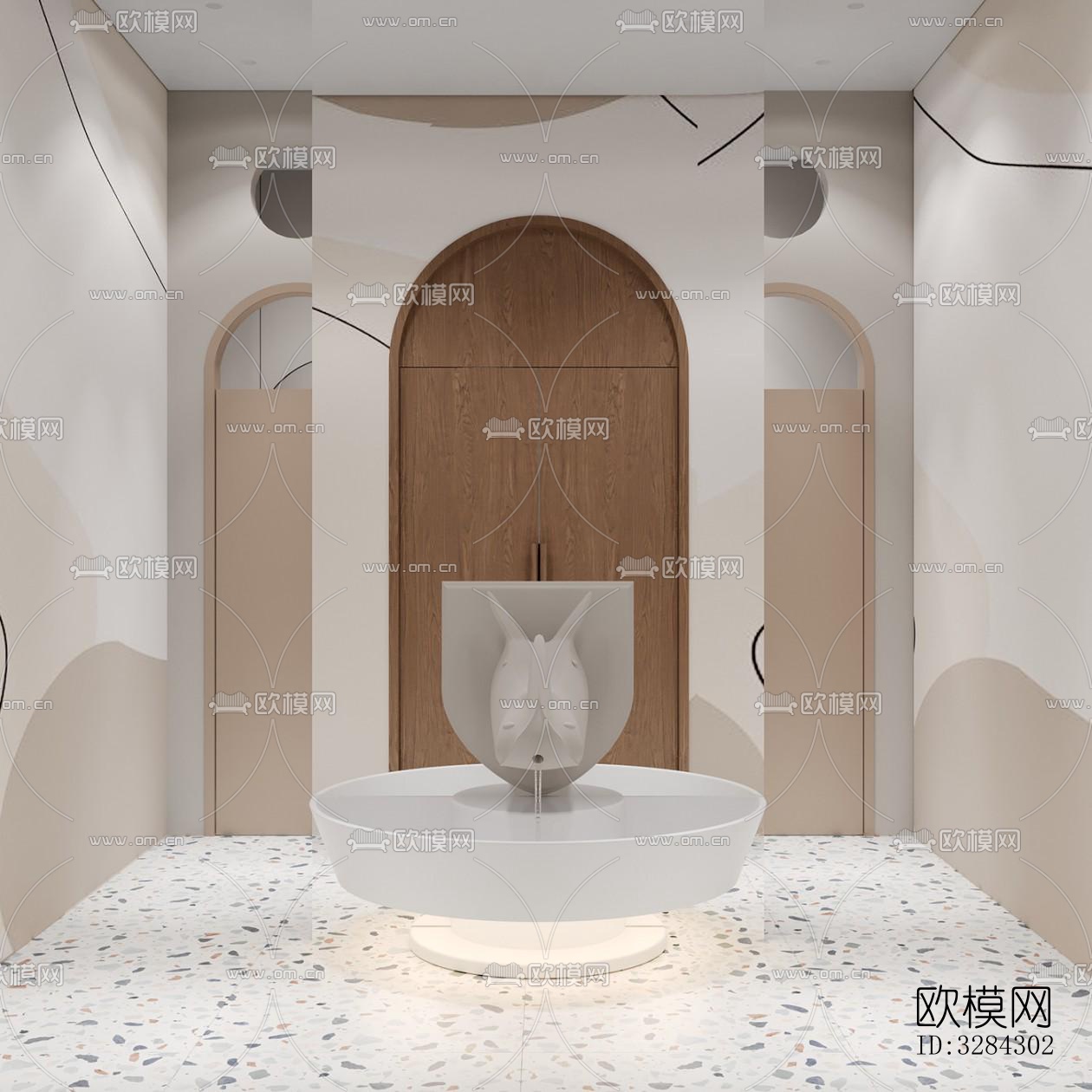 现代幼儿园效果图下载（渲染图4）