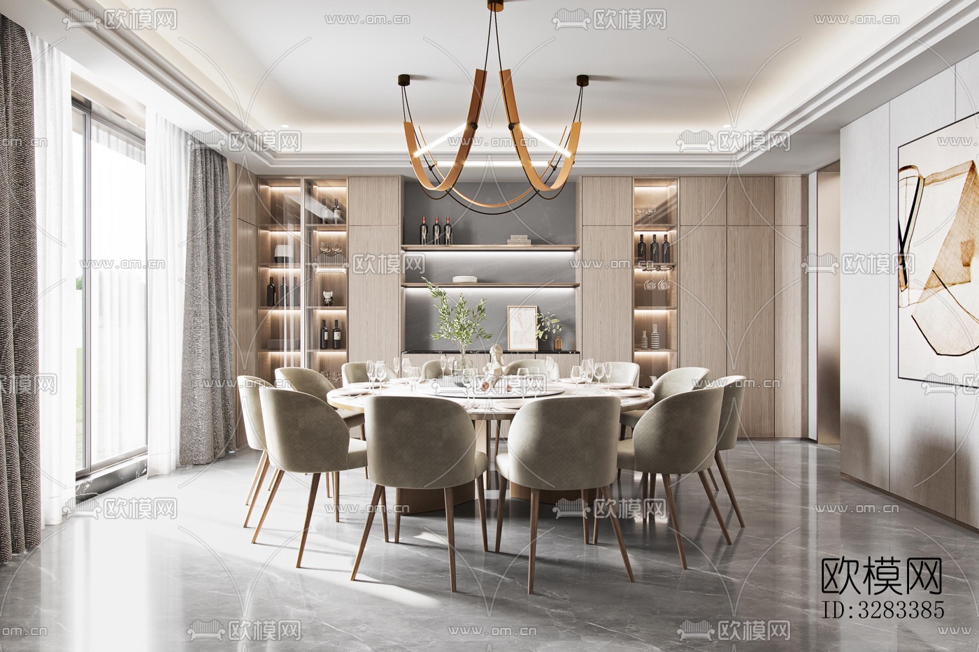 现代别墅效果图下载（渲染图9）