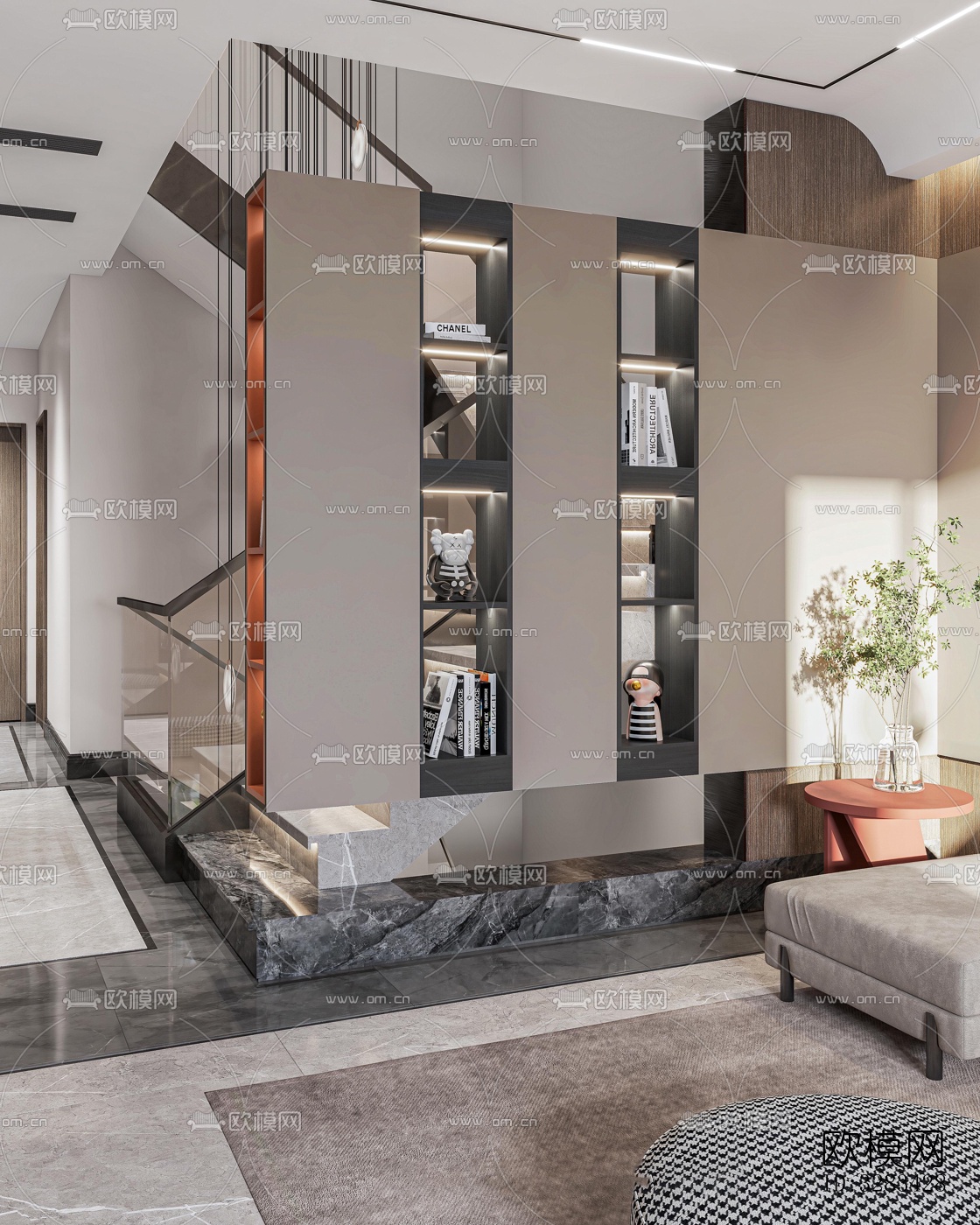 现代别墅效果图下载（渲染图1）