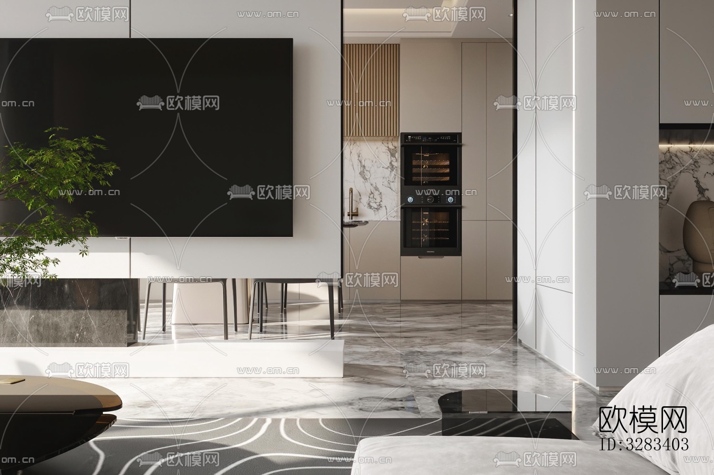 现代别墅效果图下载（渲染图14）