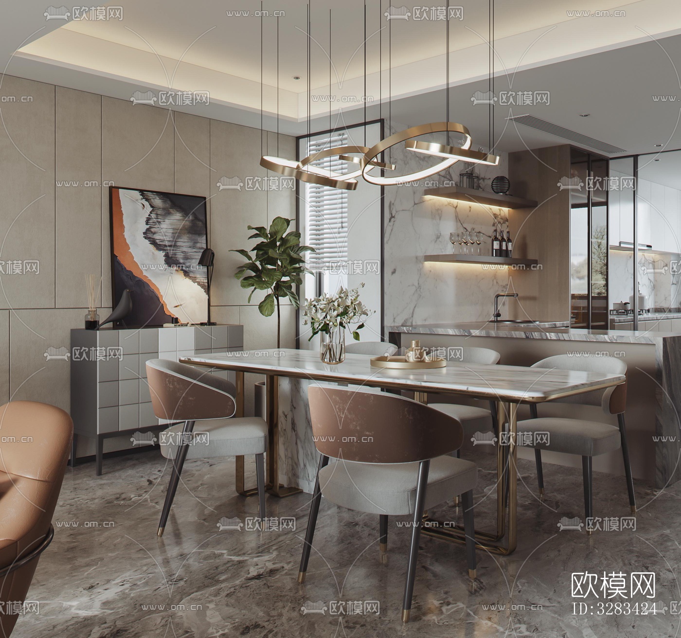 现代别墅效果图下载（渲染图10）