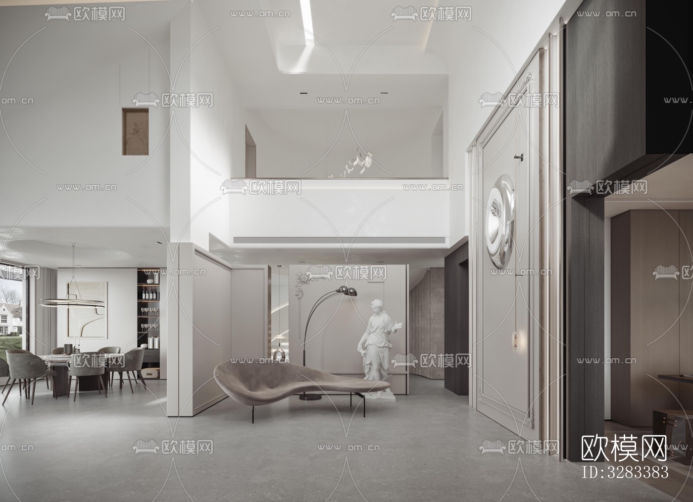 现代别墅效果图下载（渲染图11）