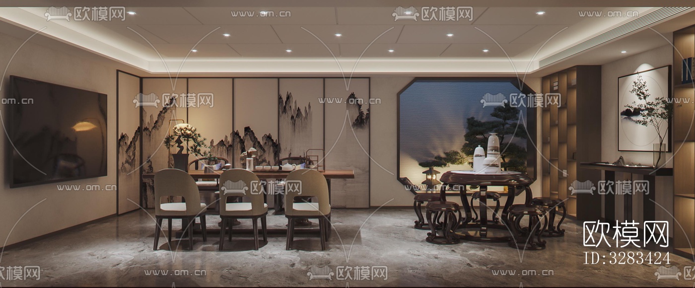 现代别墅效果图下载（渲染图11）