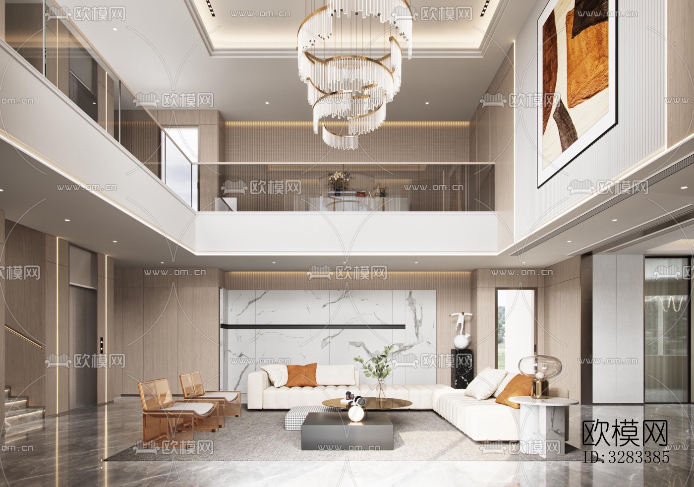 现代别墅效果图下载（渲染图11）