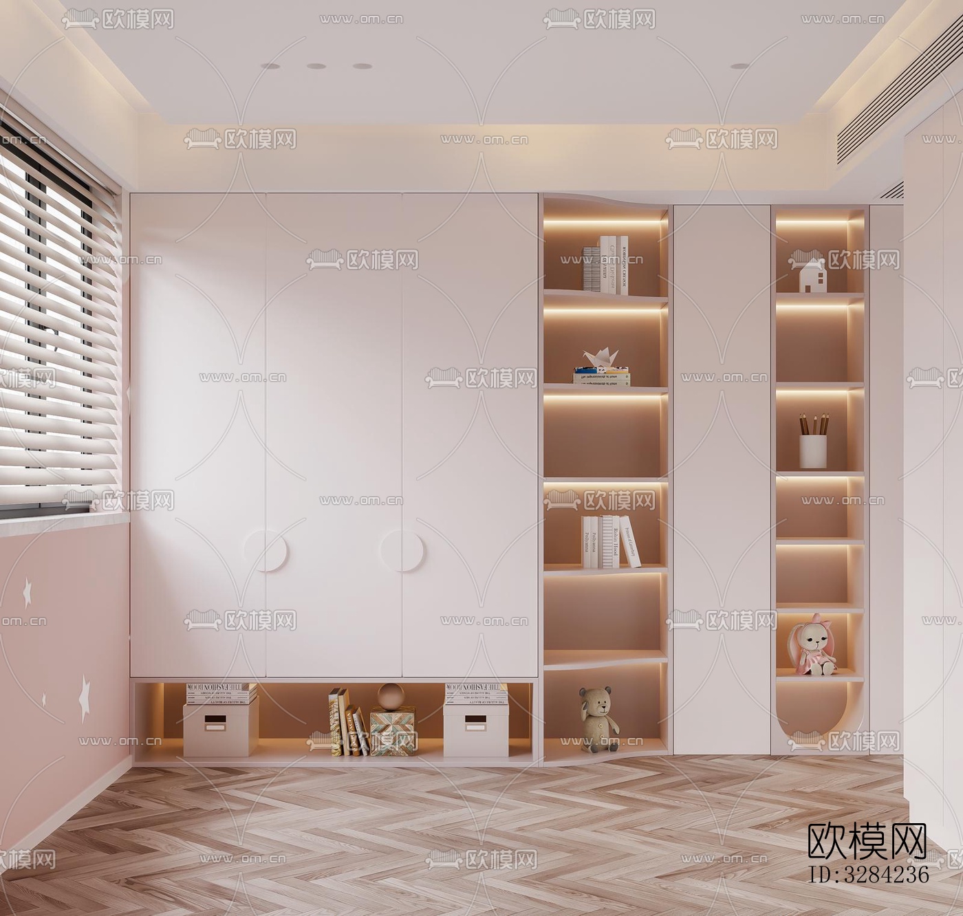 现代客餐厅效果图下载（渲染图9）