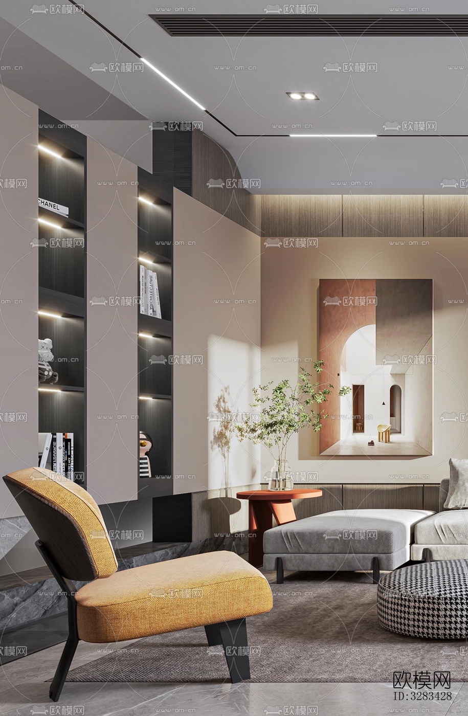 现代别墅效果图下载（渲染图9）