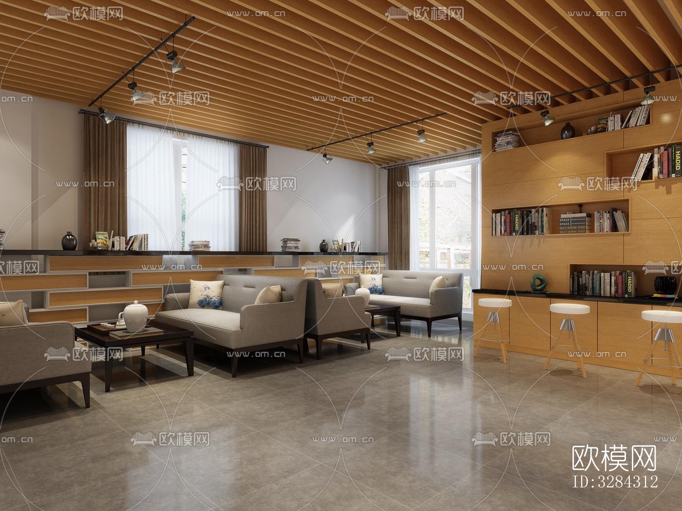 现代幼儿园效果图下载（渲染图15）