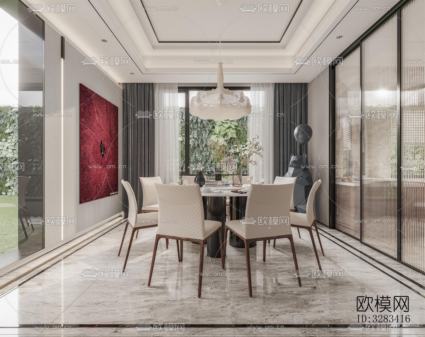 现代别墅效果图下载（渲染图17）