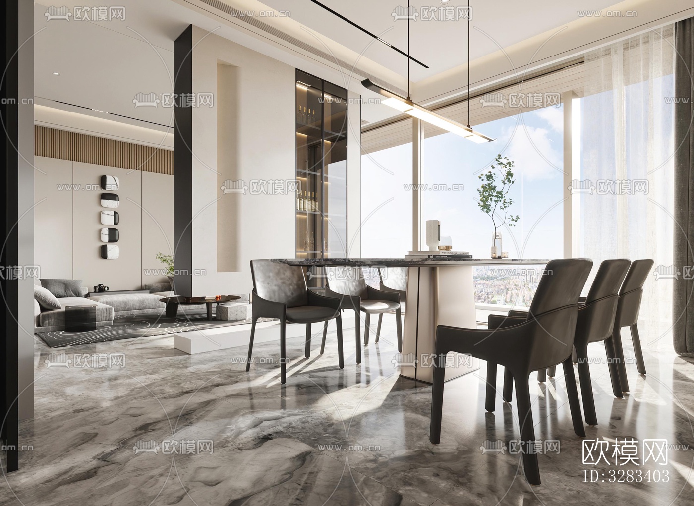 现代别墅效果图下载（渲染图2）