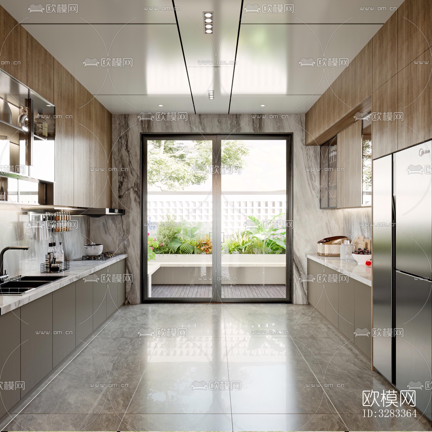 后现代别墅效果图下载（渲染图13）