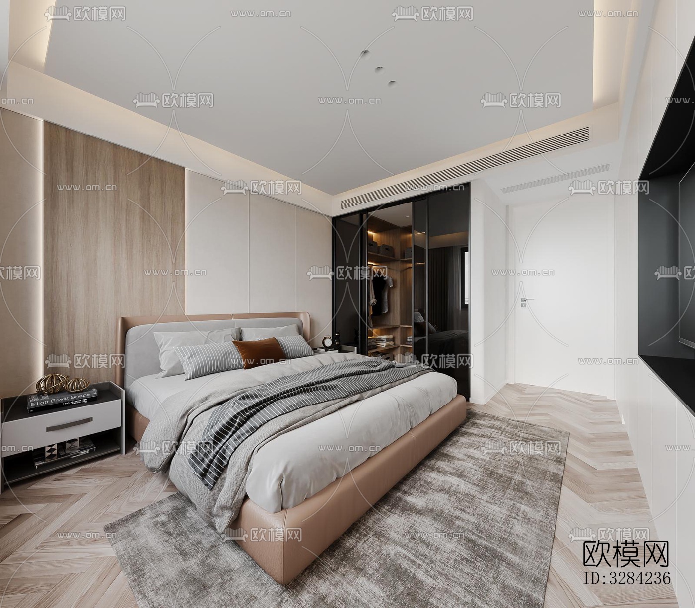 现代客餐厅效果图下载（渲染图8）