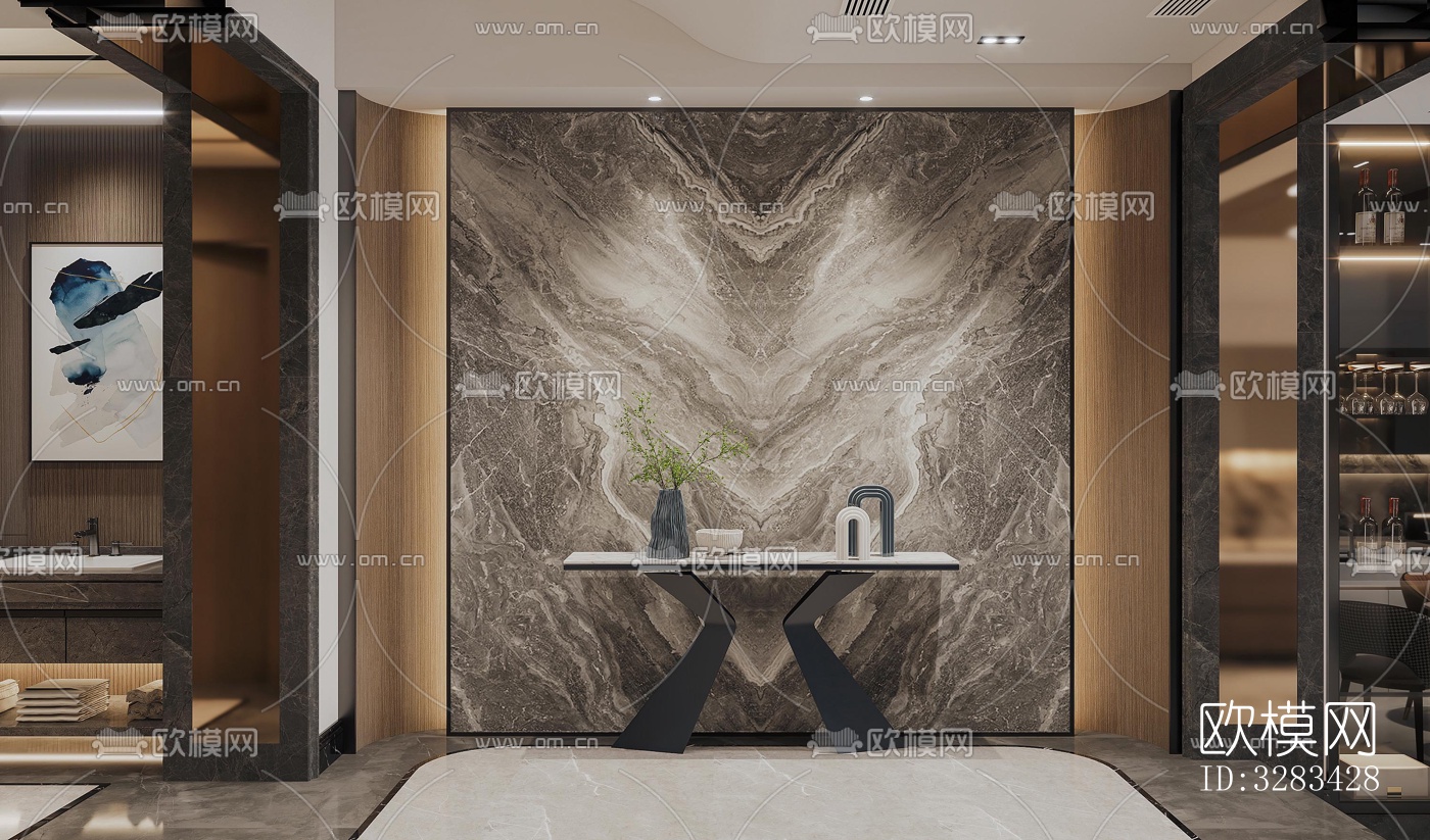 现代别墅效果图下载（渲染图4）