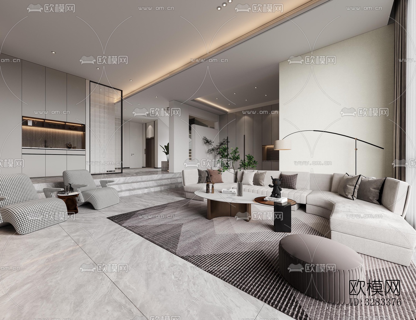 现代别墅效果图下载（渲染图2）