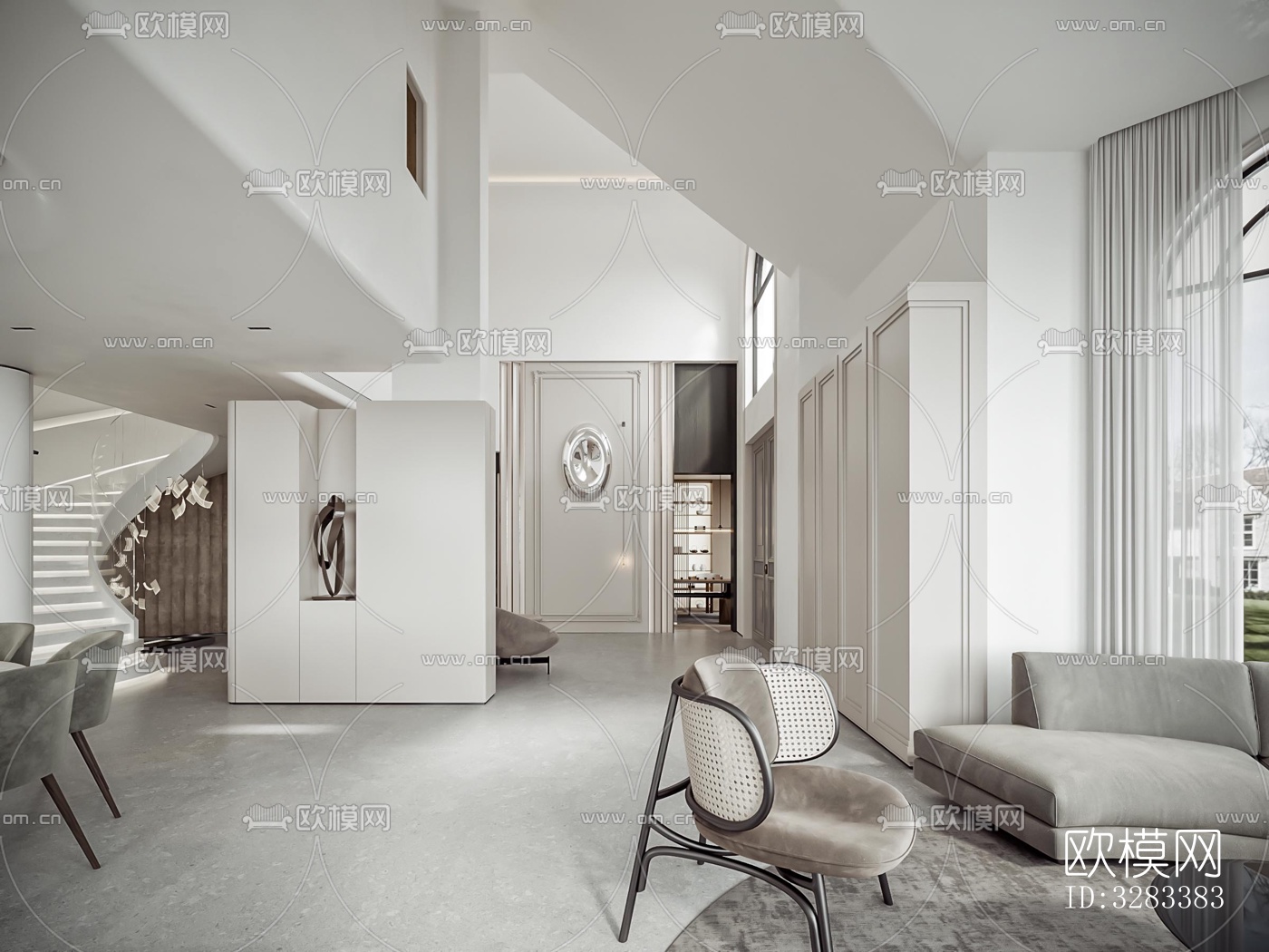 现代别墅效果图下载（渲染图10）