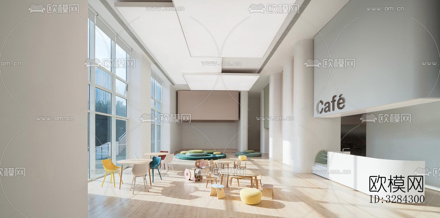 现代幼儿园效果图下载（渲染图15）