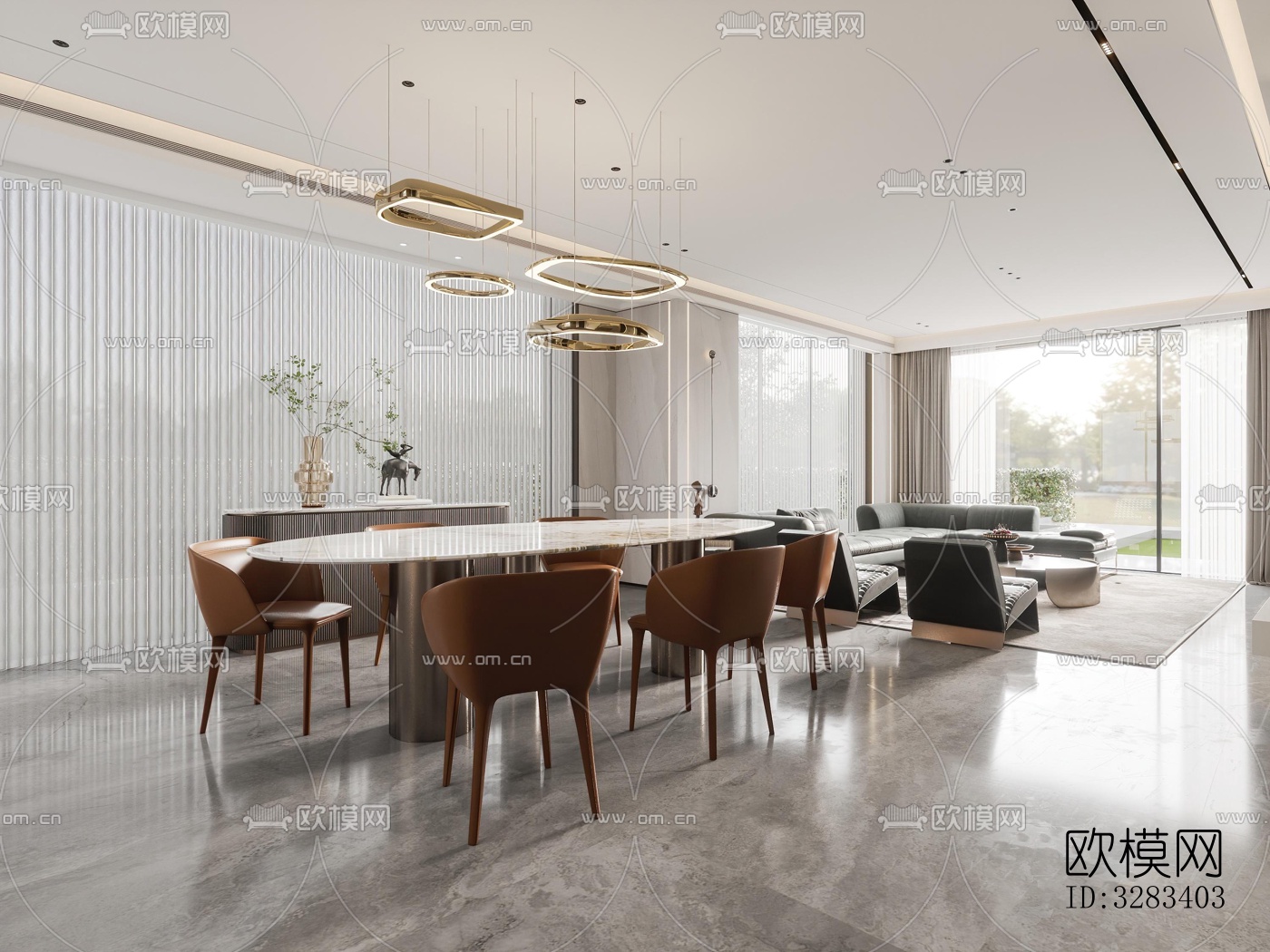 现代别墅效果图下载（渲染图6）