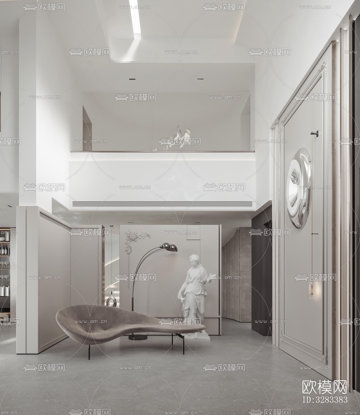 现代别墅效果图下载（渲染图14）