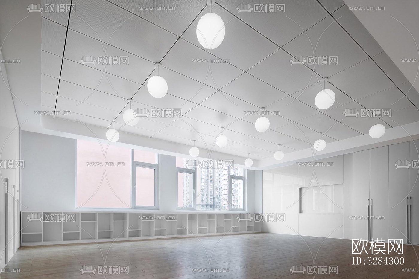 现代幼儿园效果图下载（渲染图7）