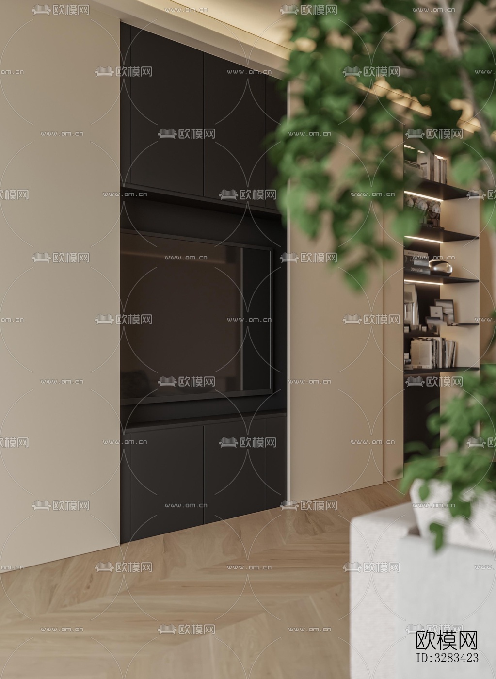 现代别墅效果图下载（渲染图4）