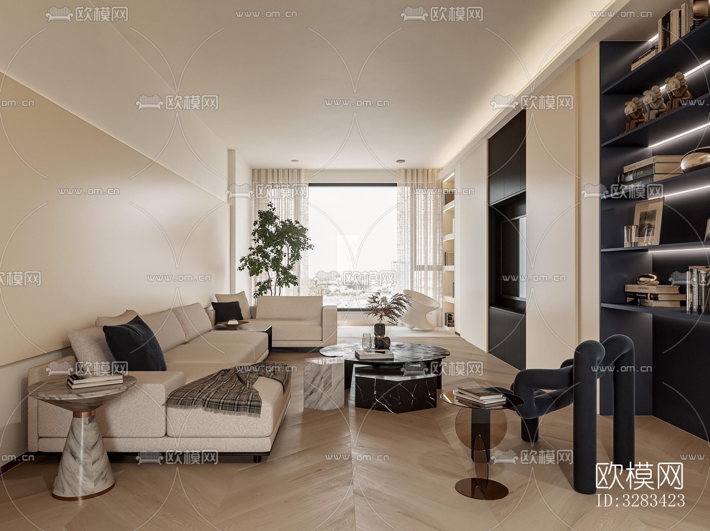 现代别墅效果图下载（渲染图6）