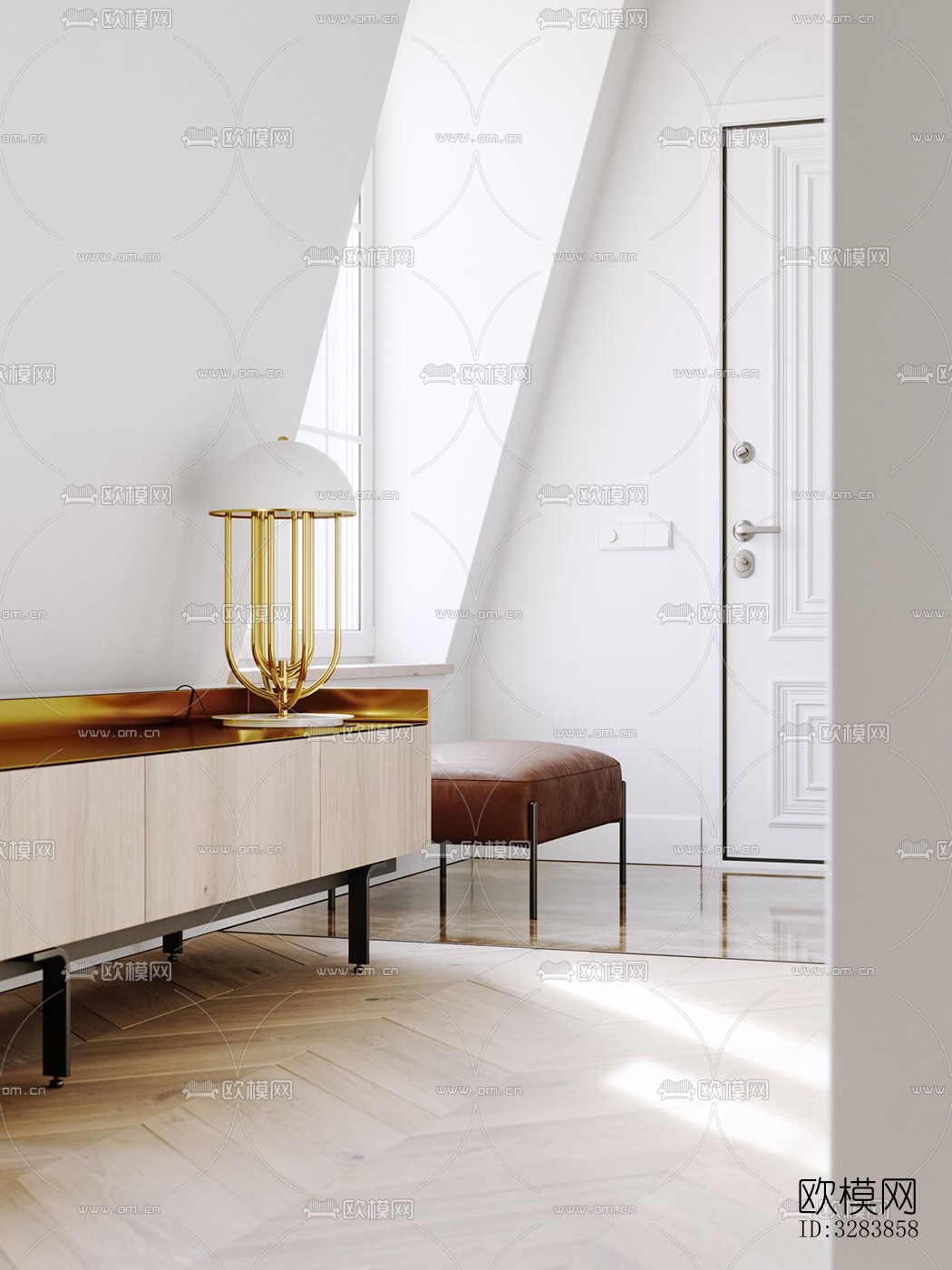 现代客餐厅效果图下载（渲染图10）