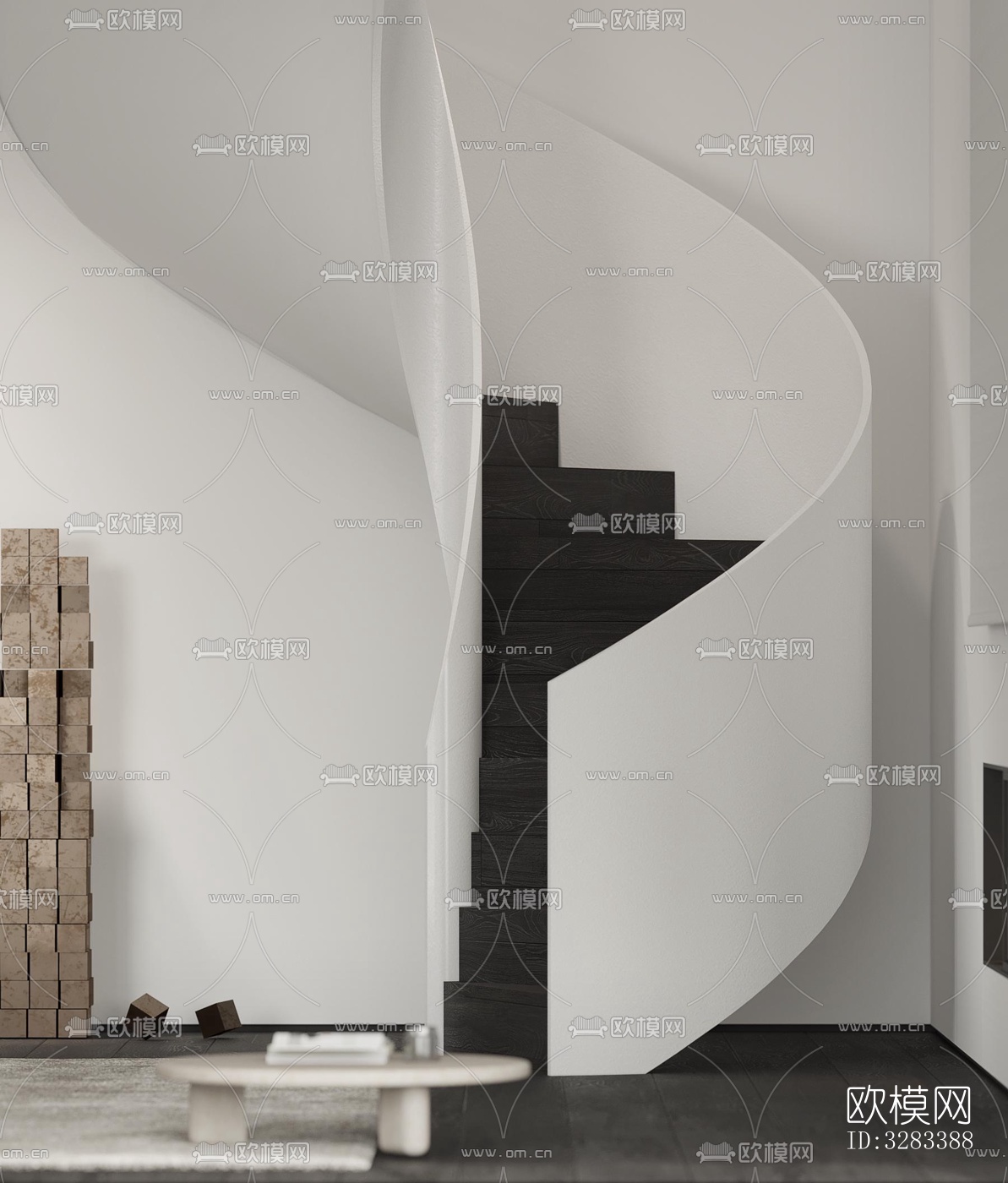 现代别墅效果图下载（渲染图7）