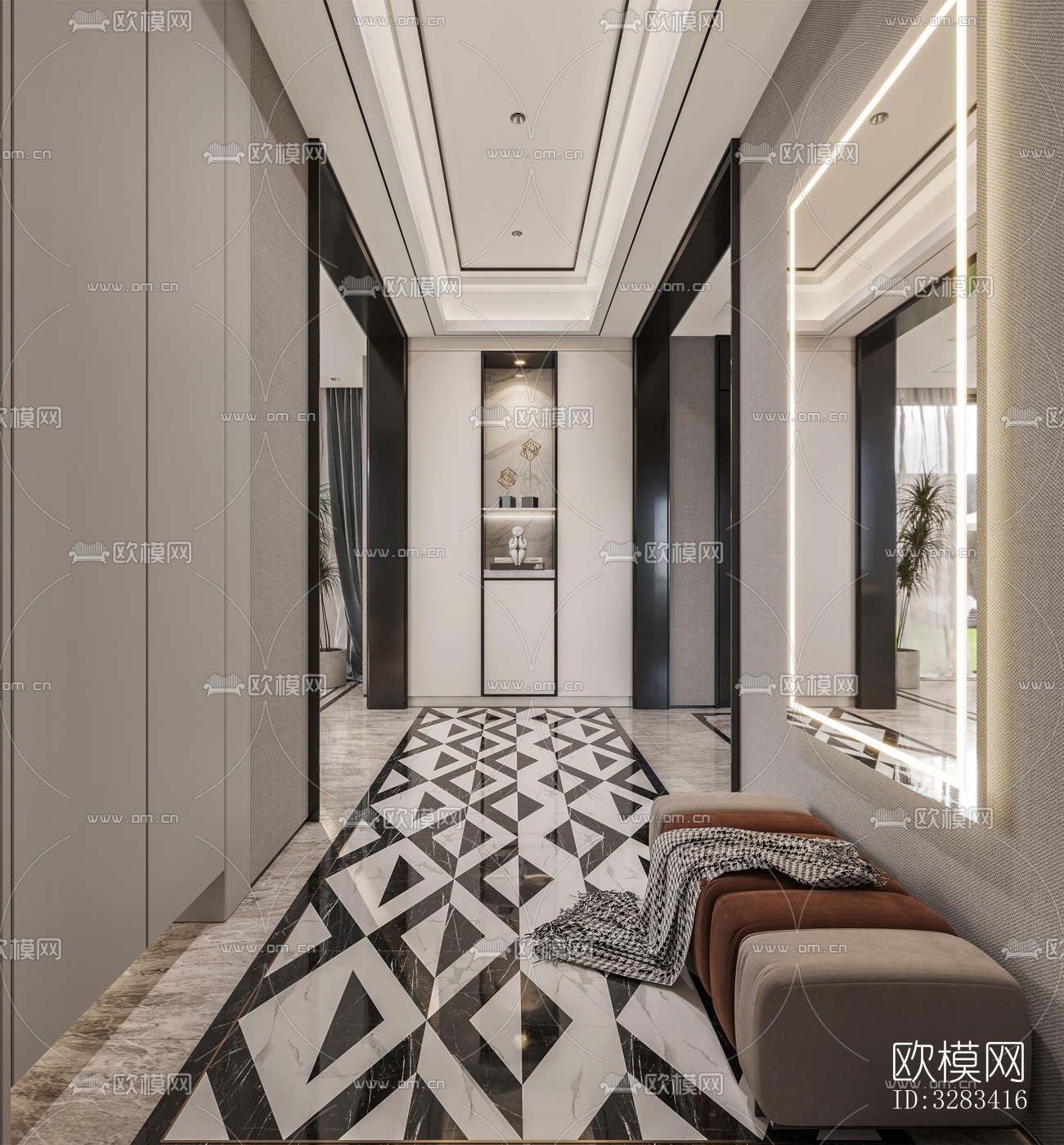 现代别墅效果图下载（渲染图19）