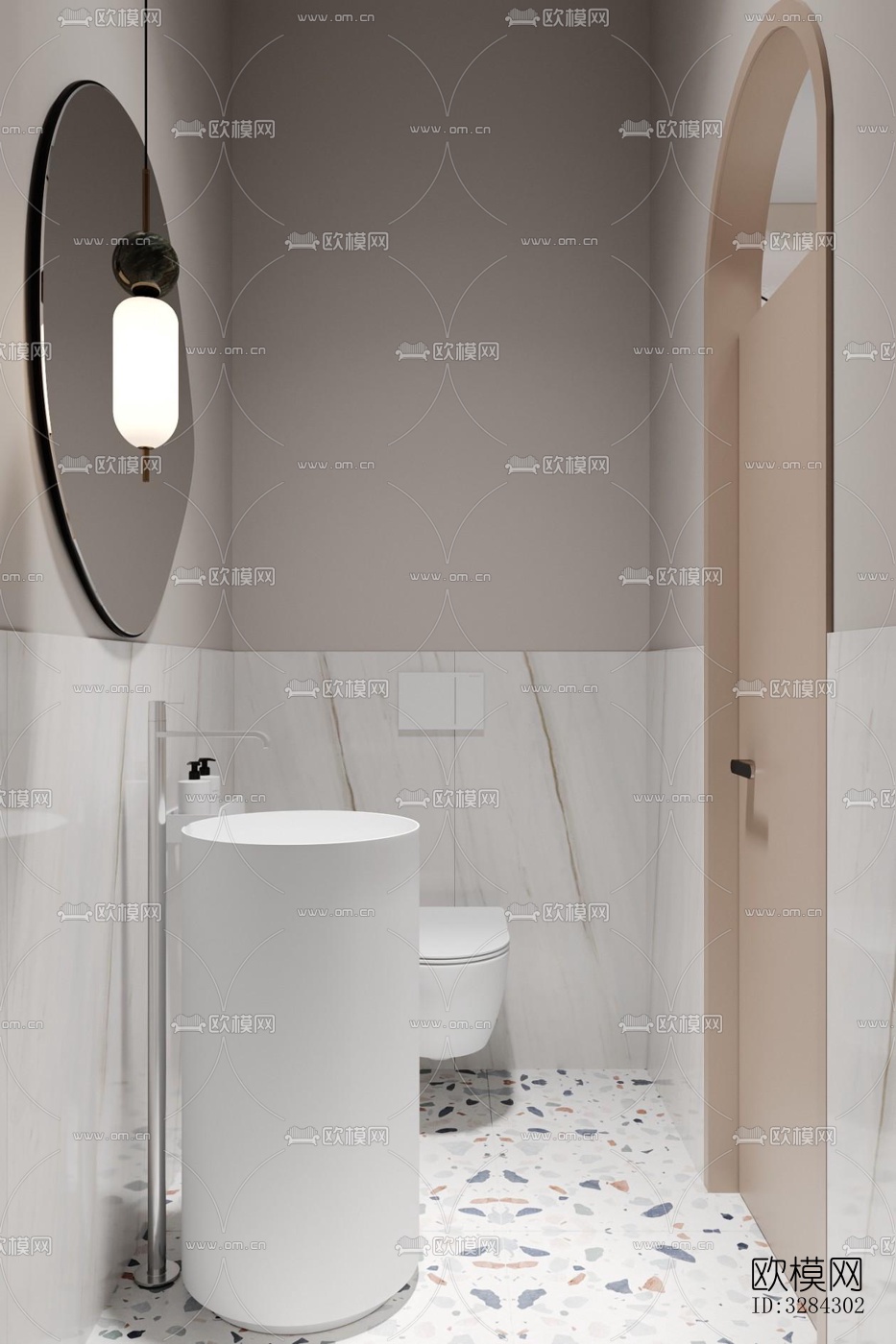 现代幼儿园效果图下载（渲染图7）