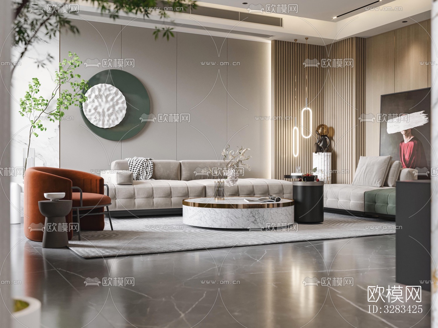 现代别墅效果图下载（渲染图10）