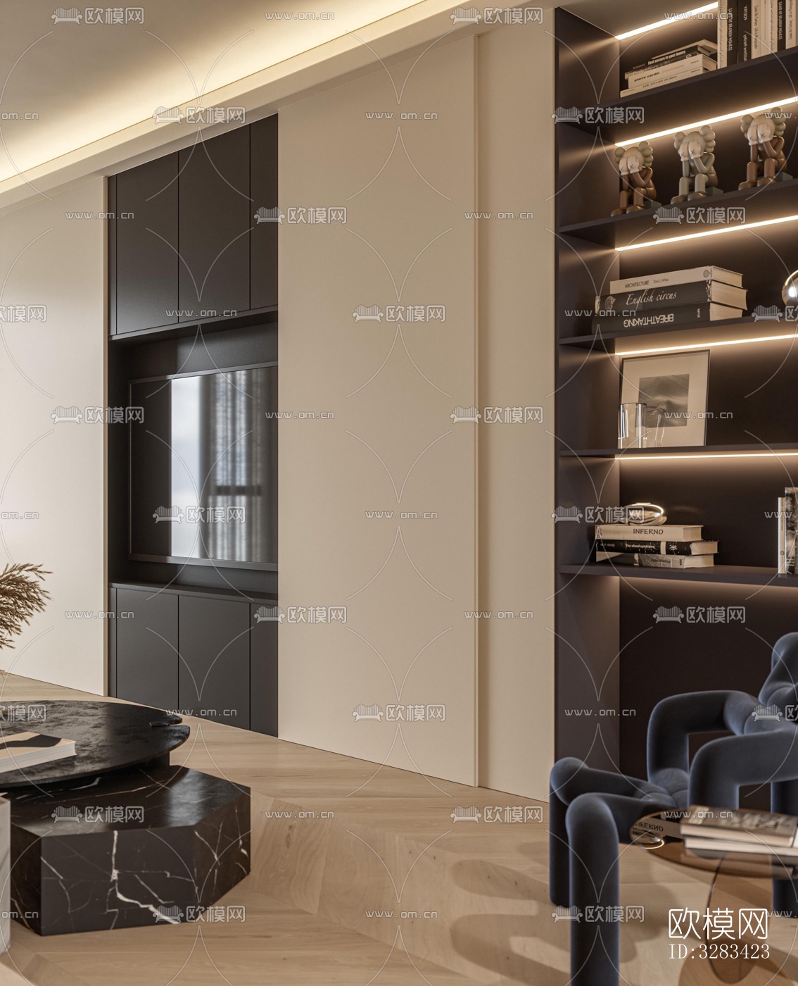 现代别墅效果图下载（渲染图9）