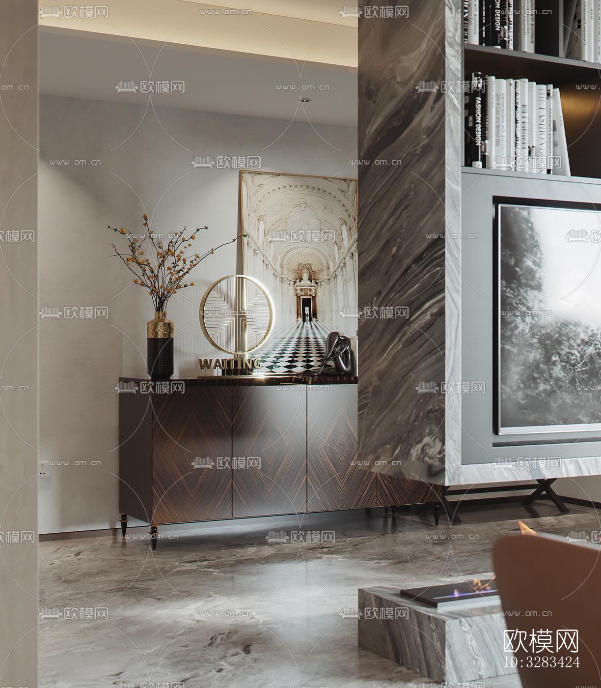 现代别墅效果图下载（渲染图2）