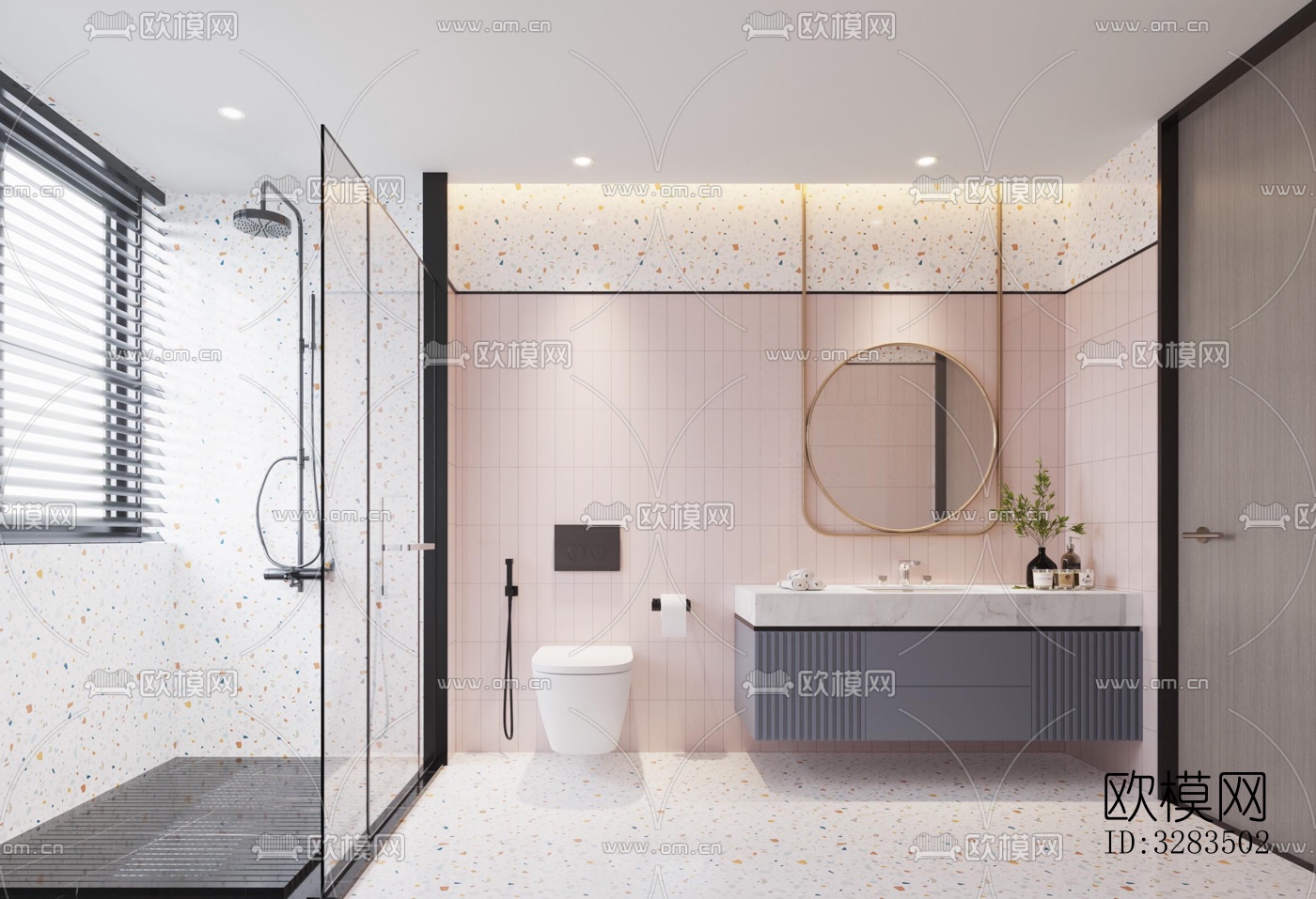 现代卧室效果图下载（渲染图5）