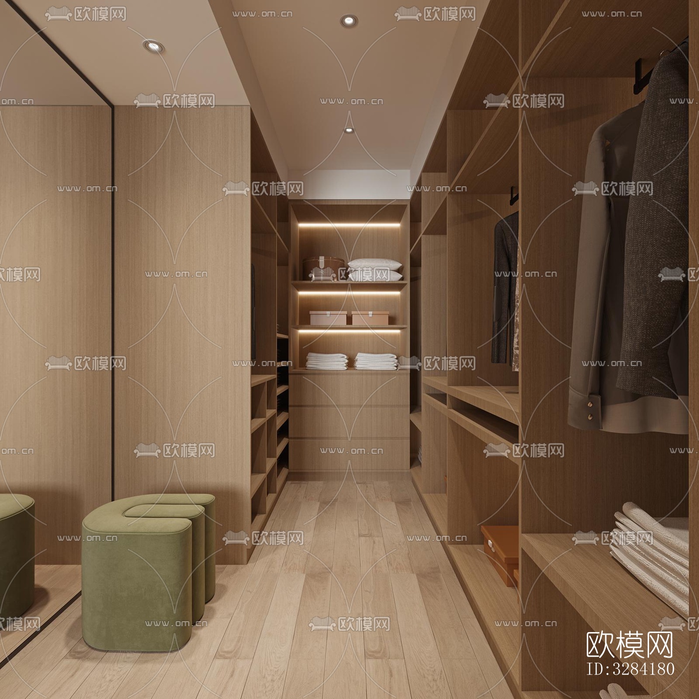 现代客餐厅效果图下载（渲染图6）