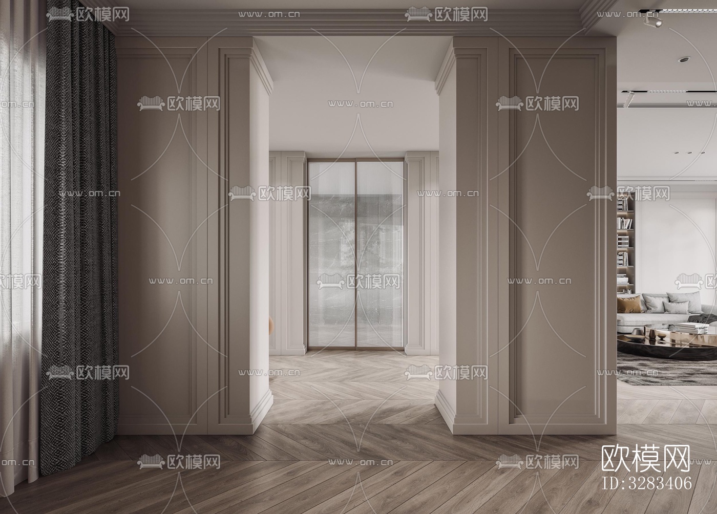 现代别墅效果图下载（渲染图13）