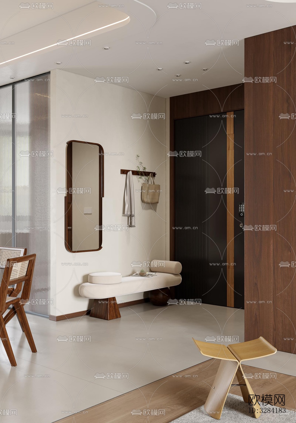 现代客餐厅效果图下载（渲染图8）