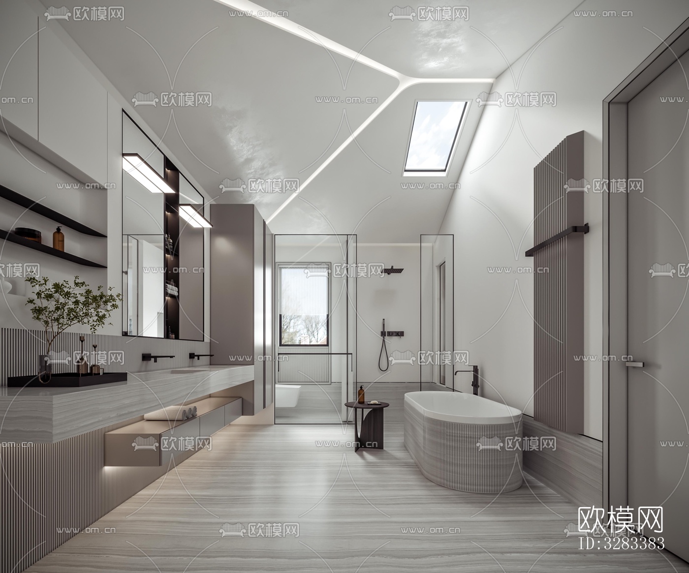 现代别墅效果图下载（渲染图7）