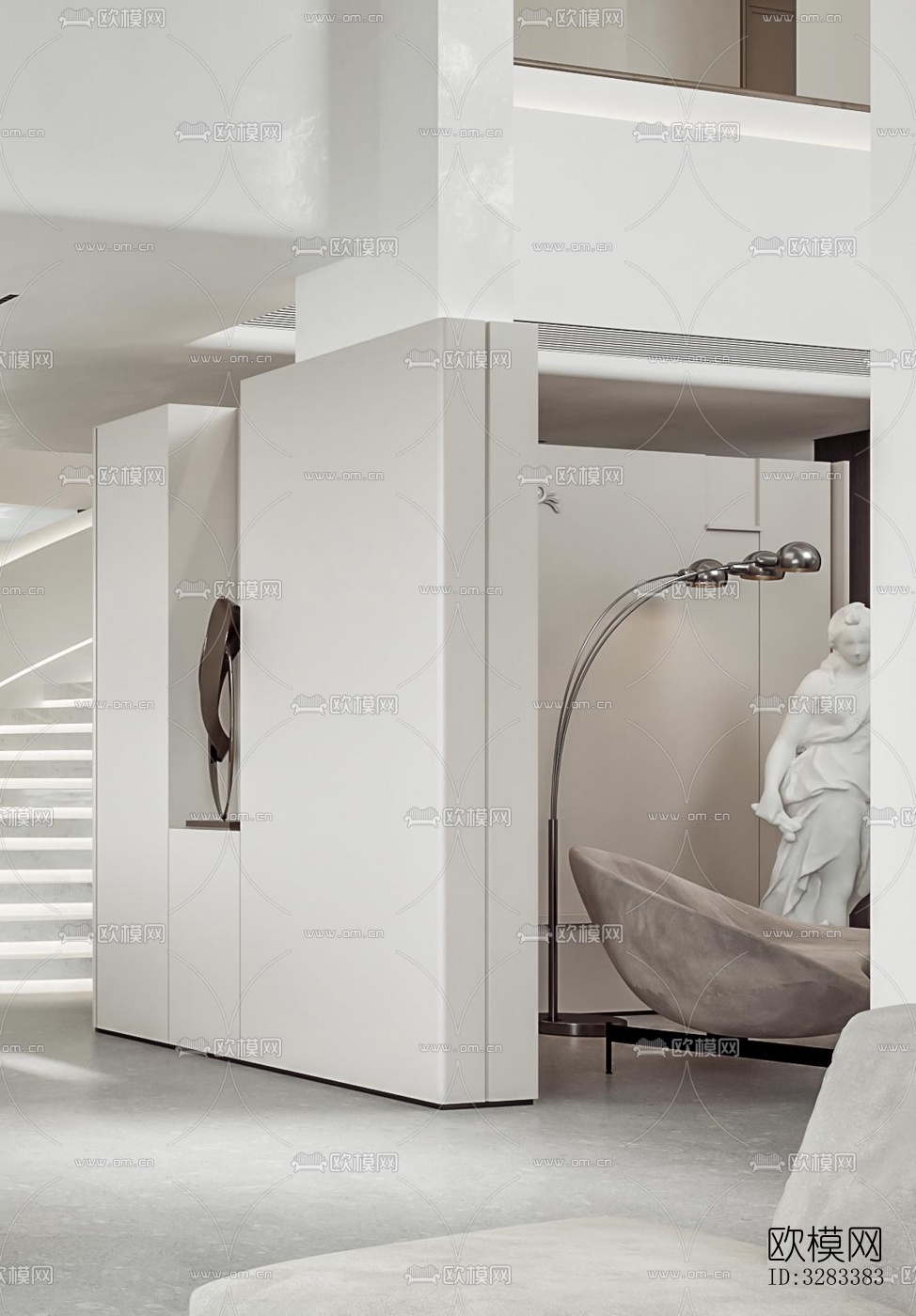 现代别墅效果图下载（渲染图4）