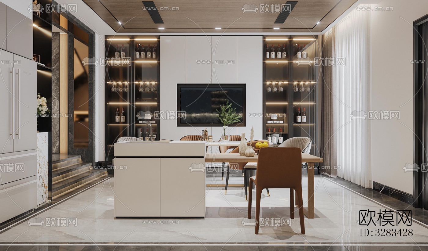 现代别墅效果图下载（渲染图6）