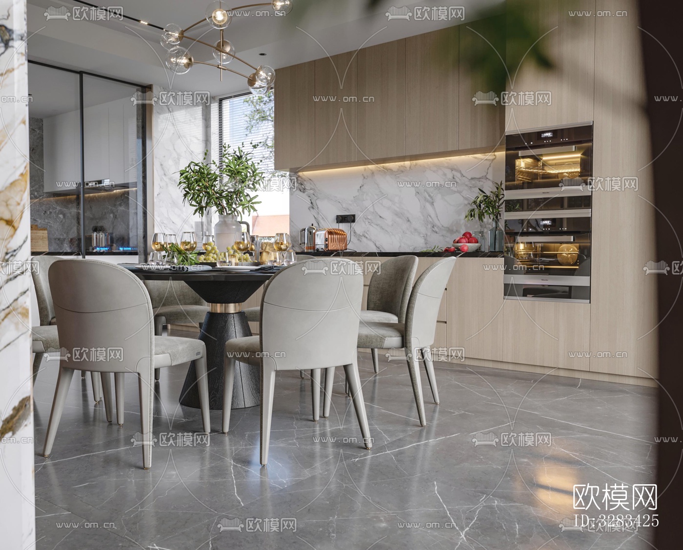 现代别墅效果图下载（渲染图9）