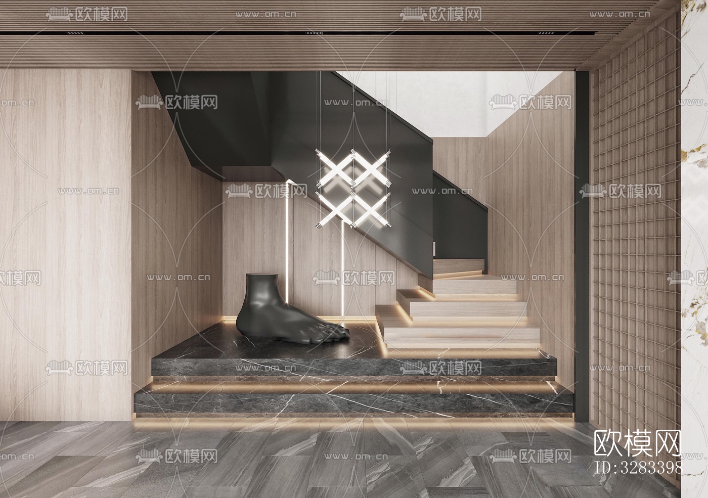 现代别墅效果图下载（渲染图13）