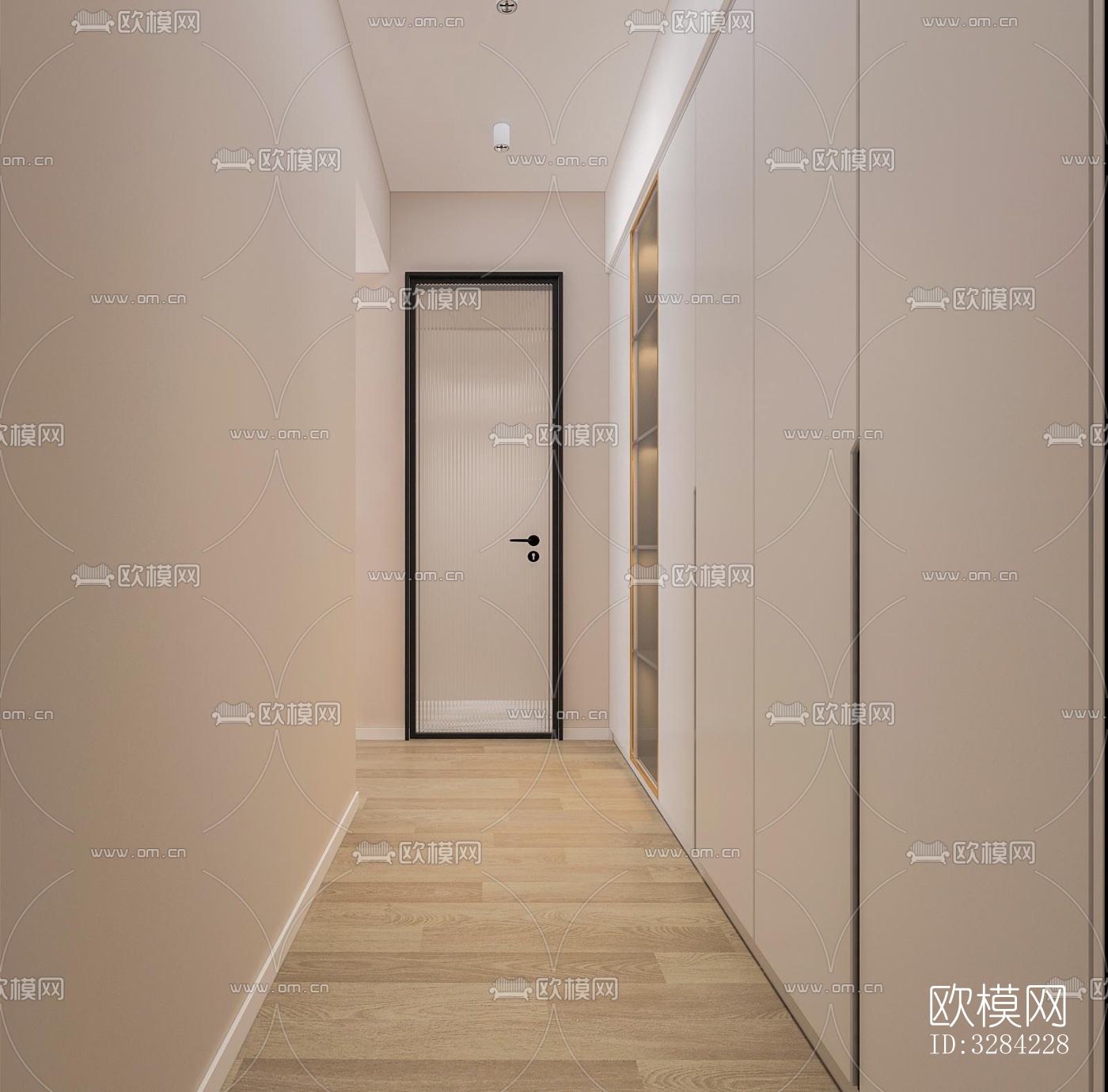 现代客餐厅效果图下载（渲染图4）