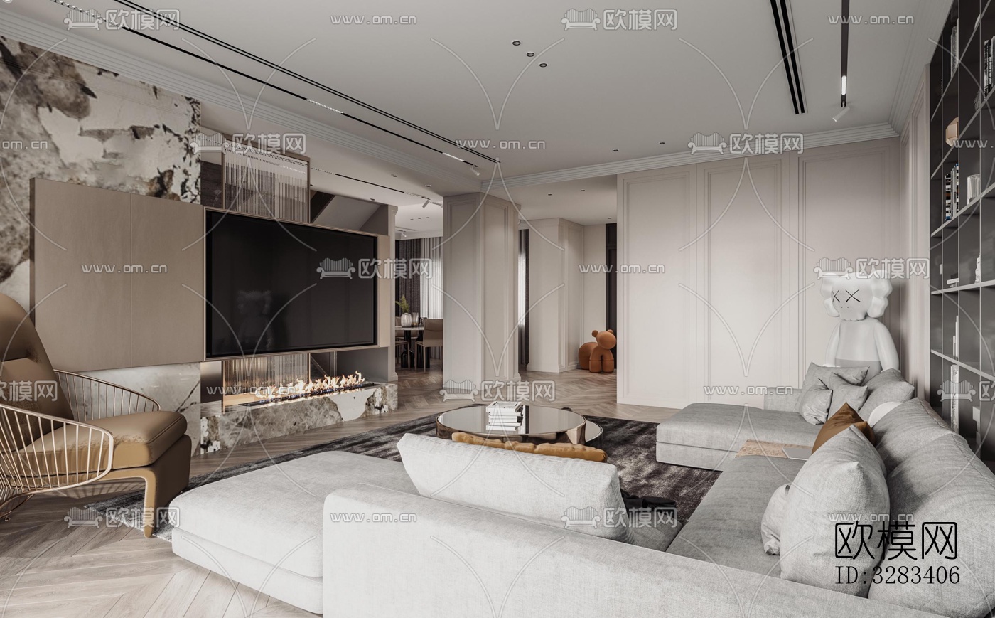 现代别墅效果图下载（渲染图5）