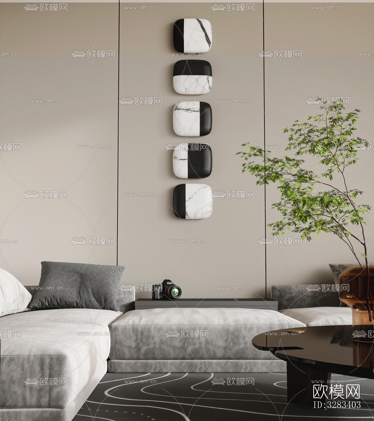 现代别墅效果图下载（渲染图16）