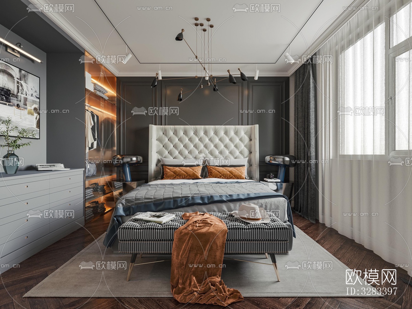 现代别墅效果图下载（渲染图2）